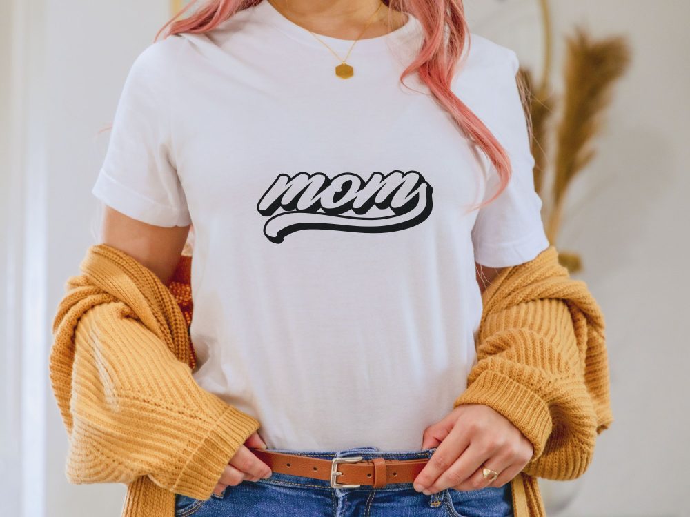 Mom shirt, Groovy font t-shirt for mom, Gift for mother