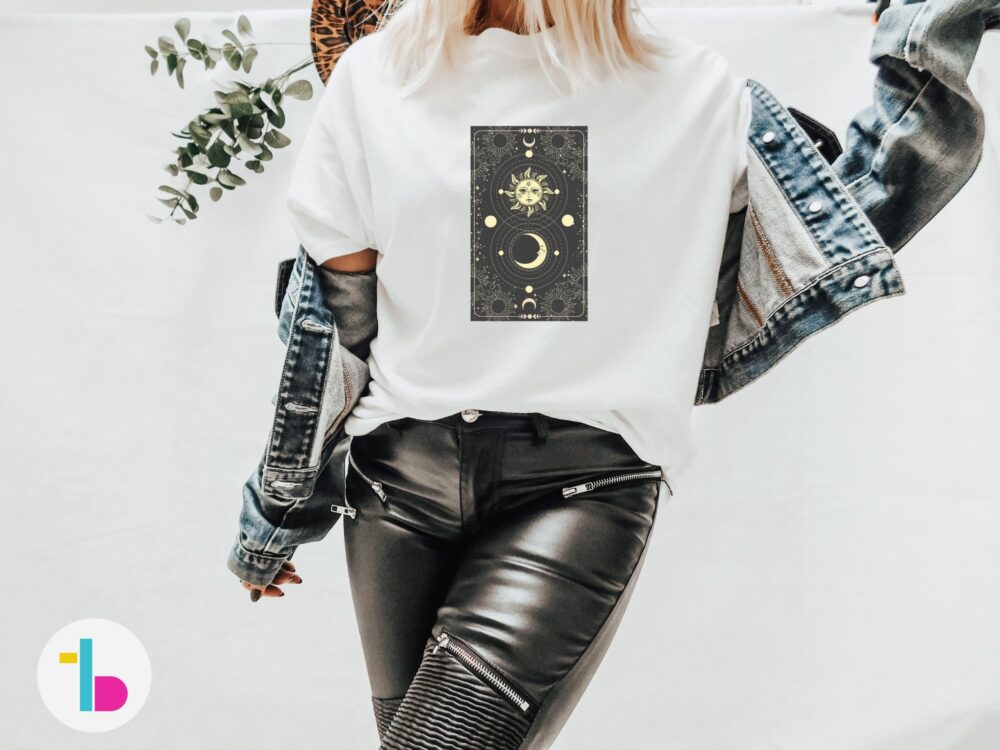 Sun and Moon tshirt, Witchy gifts
