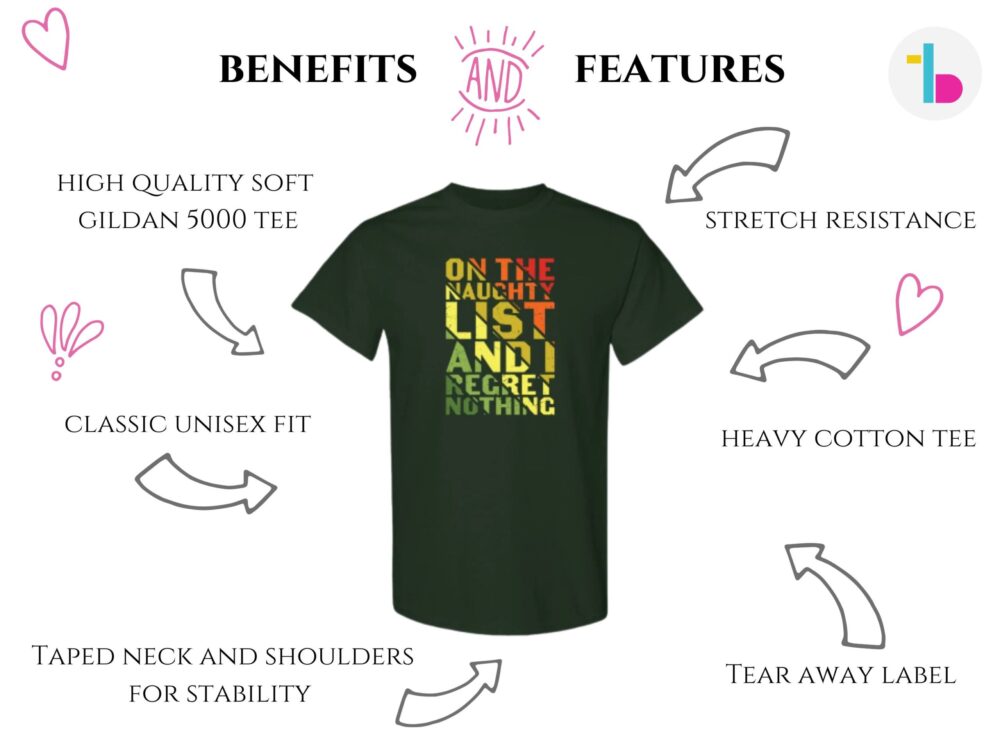 Naughty list funny Christmas shirt