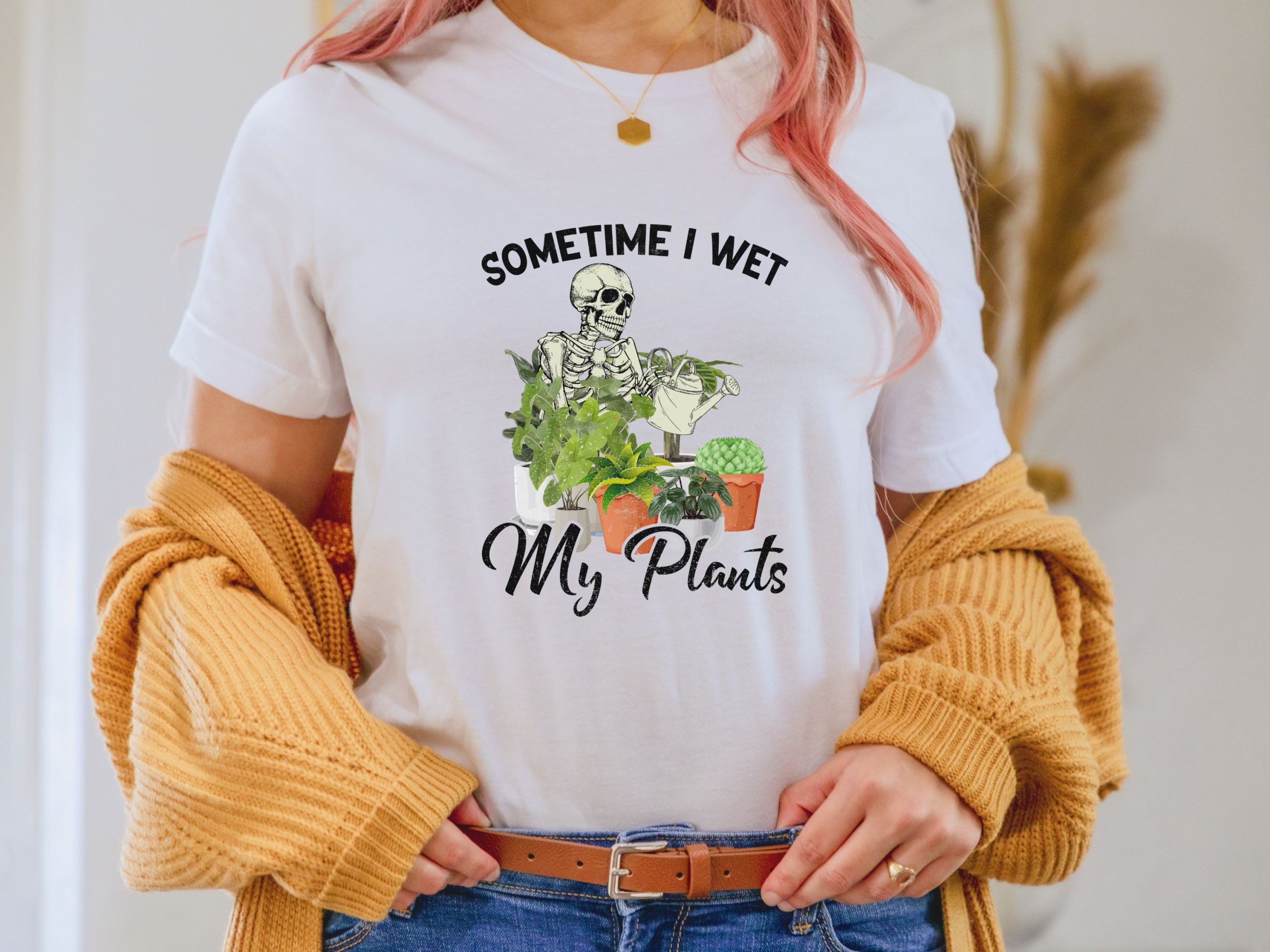 Funny gardener shirt, Skeleton shirt, Gift for gardener