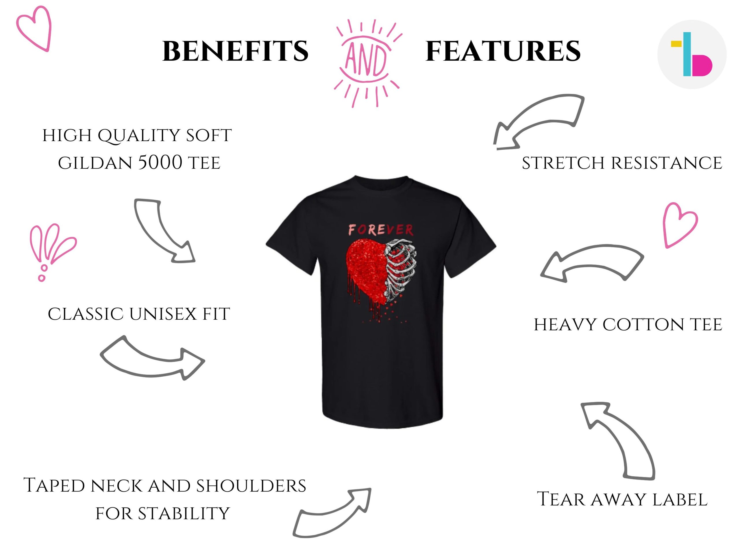 Forever Valentine day shirt, Anatomical heart shirt