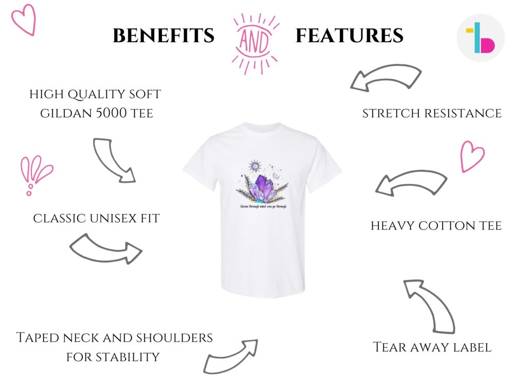Crystals mystical shirt, Womens inpirational shirt