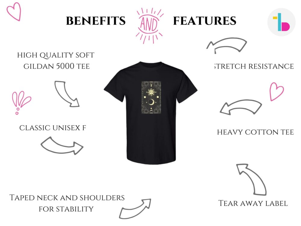 Sun and Moon tshirt, Witchy gifts