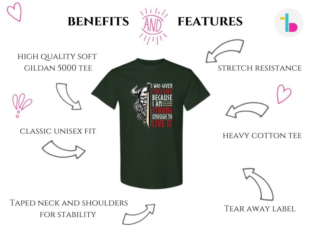 Norse mythology tee, Mens inspirational shirt