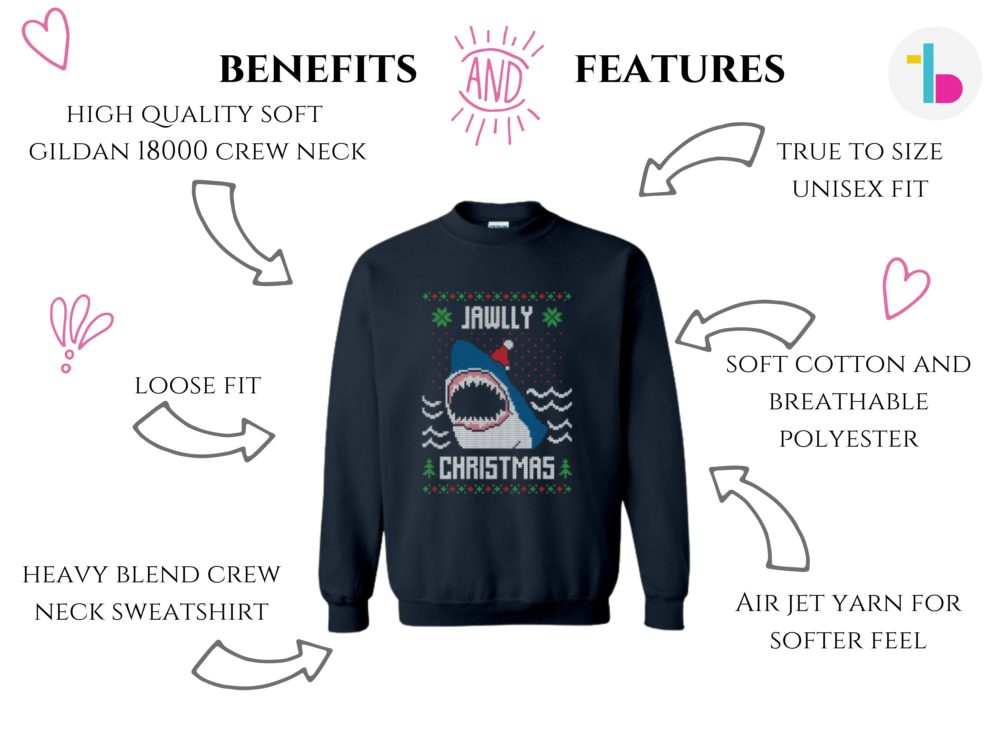 Shark Christmas sweatshirt