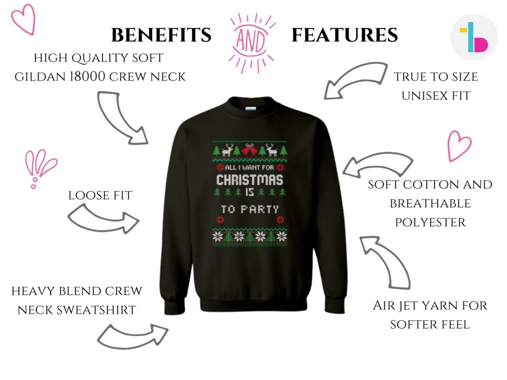 Christmas party sweatshirt
